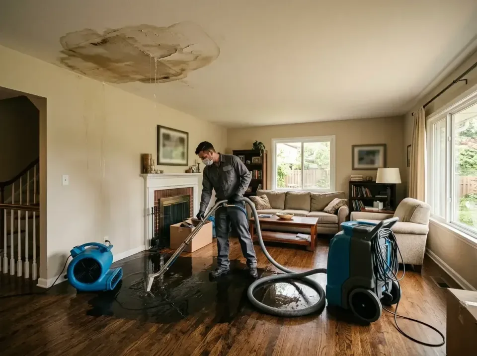 attic-pipe-burst-ceiling-drip-008 — frequently asked questions, Water Damage Restoration & Carpet Care in Russellville, AL
